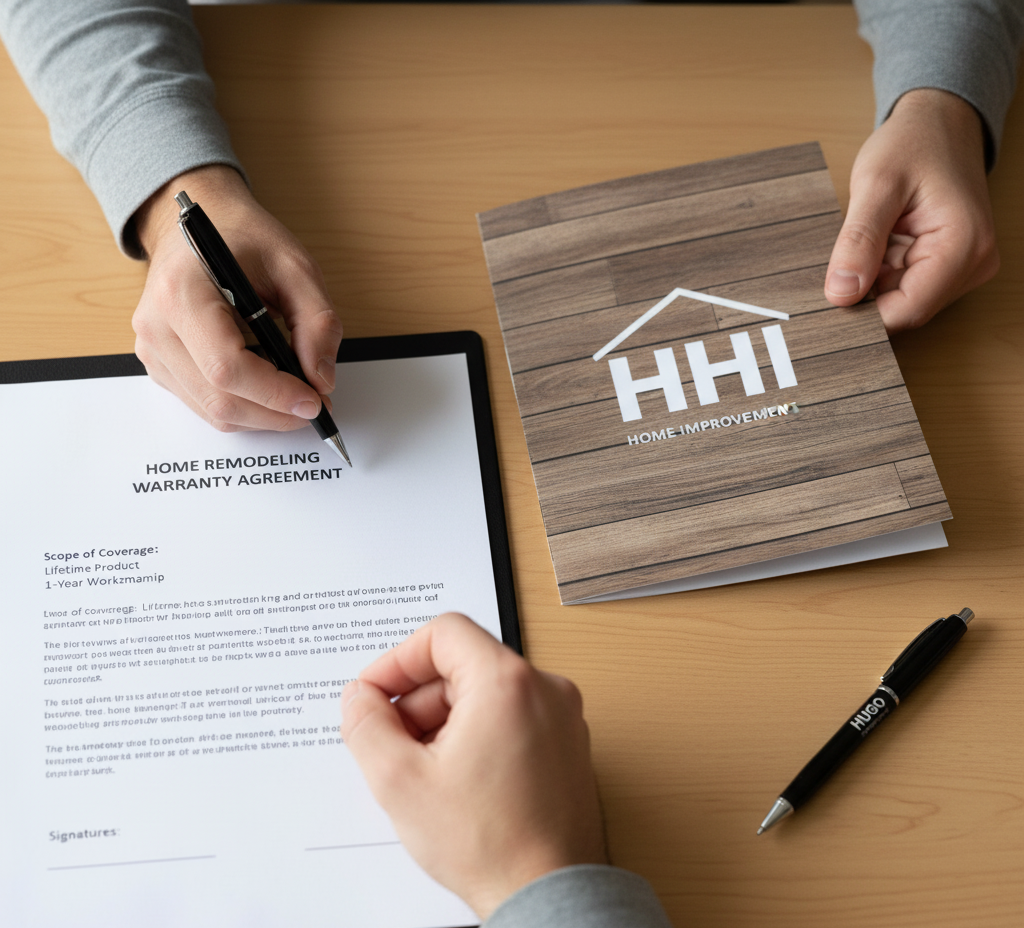 A close-up of hands signing a document